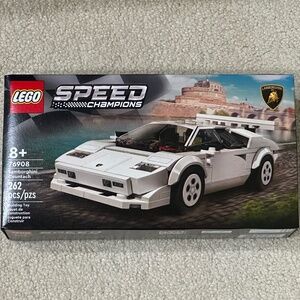 Brand New Speed Champions Lamborghini Countach Model Race Car Toy Set 76908 8+